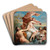 The Triumph of Amphitrite by Etienne Jeaurat Art Drink Coaster set