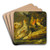 Still Life with Hunting Dog and Dead Fowl by Jan Fyt Art Drink Coaster set Still Life with Hunting Dog and Dead Fowl by Jan Fyt Art Drink Coaster set