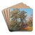 Baumgruppe am Mnchsberg in Salzburg by Joseph Holzer Art Drink Coaster set