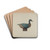 Decoy Duck by John Sullivan Drink Coasters - set of 4