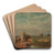 Going to the Hayfield by David Cox Art Drink Coaster set
