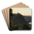 View of Lake Nemi by Jules Coignet Art Drink Coaster set View of Lake Nemi by Jules Coignet Art Drink Coaster set