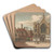 Westminster Hall by Samuel Ireland Art Drink Coaster set