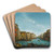 The Regatta on Grand Canal, Venice by Giuseppe Bernardino Bison Art Drink Coaster set