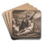 Job Reproved by his Friends by James Barry Art Drink Coaster set Job Reproved by his Friends by James Barry Art Drink Coaster set