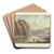 Castle of Schrecstein on the Elbe by John Warwick Smith Art Drink Coaster set