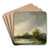 Returning home before the storm by Ignaz Raffalt Art Drink Coaster set