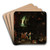 Aeneas And The Cumaean Sibyl In The Underworld by Jan Brueghel The Elder Art Drink Coaster set