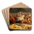 Die Hermannsschlacht im Teutoburger Wald by Wilhelm Lindenschmit Art Drink Coaster set