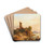Italian Landscape with Fishermen on the Lake by Kroly Mark Drink Coasters - set of 4