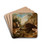 Dogs Fighting with Bears by Joseph Anton Harzath Drink Coasters - set of 4