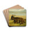 The Lone Mourner by Thomas Sidney Cooper Drink Coasters - set of 4