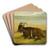 The Lone Mourner by Thomas Sidney Cooper Art Drink Coaster set