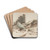 Landscape, Vichy by Jean-Franois Millet Drink Coasters - set of 4