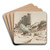 Landscape, Vichy by Jean-Franois Millet Art Drink Coaster set