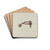 Spur by Hal Blakeley Drink Coasters - set of 4 Spur by Hal Blakeley Drink Coasters - set of 4