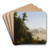 Along The Hudson by John Frederick Kensett Art Drink Coaster set
