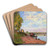 Le Loing  Saint-Mamms by Alfred Sisley Art Drink Coaster set