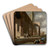 An Italian Seaport by Jan Baptist Weenix Art Drink Coaster set An Italian Seaport by Jan Baptist Weenix Art Drink Coaster set
