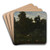Pastoral Scene by Rgis Franois Gignoux Art Drink Coaster set Pastoral Scene by Rgis Franois Gignoux Art Drink Coaster set