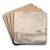 Hastings, 9 October 1820 by Thomas Hastings Art Drink Coaster set