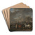 The Victory of the Peasants by Philips Wouwerman Art Drink Coaster set
