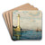 The Ahrkap Lighthouse by Michael Zeno Diemer Art Drink Coaster set The Ahrkap Lighthouse by Michael Zeno Diemer Art Drink Coaster set