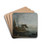 The Venetian lagoon by Venetian School Drink Coasters - set of 4