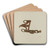 Bit by Cornelius Christoffels Art Drink Coaster set