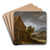 Tavern Scene by David Teniers The Younger Art Drink Coaster set
