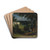 Femme dans un hamac by Gustave Courbet Drink Coasters - set of 4