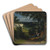 Femme dans un hamac by Gustave Courbet Art Drink Coaster set