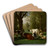 Landscape With Cattle And Sheep by Constant Troyon Art Drink Coaster set
