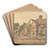 A Farmhouse by William Henry Hunt Art Drink Coaster set