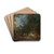 Waldlandschaft 'Abend' by Maximilian Joseph Schinnagl Drink Coasters - set of 4