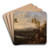 Small Landscape by Richard Wilson Art Drink Coaster set