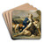 Arindal and Daura by Johann Peter Krafft Art Drink Coaster set