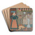 Vinminen, Ilmarinen ja Lemminkinen arrive to Pohjola by Joseph Alanen Art Drink Coaster set Vinminen, Ilmarinen ja Lemminkinen arrive to Pohjola by Joseph Alanen Art Drink Coaster set