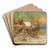 Winter on the Baltic Coast by Julius Sergius Klever Art Drink Coaster set