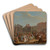 Covent Garden by Pieter Angillis Art Drink Coaster set Covent Garden by Pieter Angillis Art Drink Coaster set