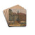 Am Hof (Kirche, Kriegsministerium und Mariensule mit Blumenmarkt ) by Hans Wilt Drink Coasters - set of 4