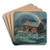 The First Tavern by Ivar Arosenius Art Drink Coaster set