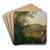 Ansicht von Pggstall by Joseph Rebell Art Drink Coaster set