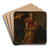 Saint Lucy by Pasquale Ottino Art Drink Coaster set
