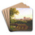 View of the Colosseum from the Orti Farnesiani by Antoine-Flix Boisselier Art Drink Coaster set View of the Colosseum from the Orti Farnesiani by Antoine-Flix Boisselier Art Drink Coaster set