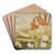 Snowballs by Paul Berthon Art Drink Coaster set