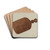 Pa. German Treen Pie Board by Frank McEntee Drink Coasters - set of 4