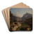 MountainLandscape by Andrs Mark Art Drink Coaster set