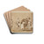 Punchinello as a Dressmaker by Giovanni Domenico Tiepolo Drink Coasters - set of 4
