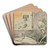 Untitled 22 by Edvard Munch Art Drink Coaster set